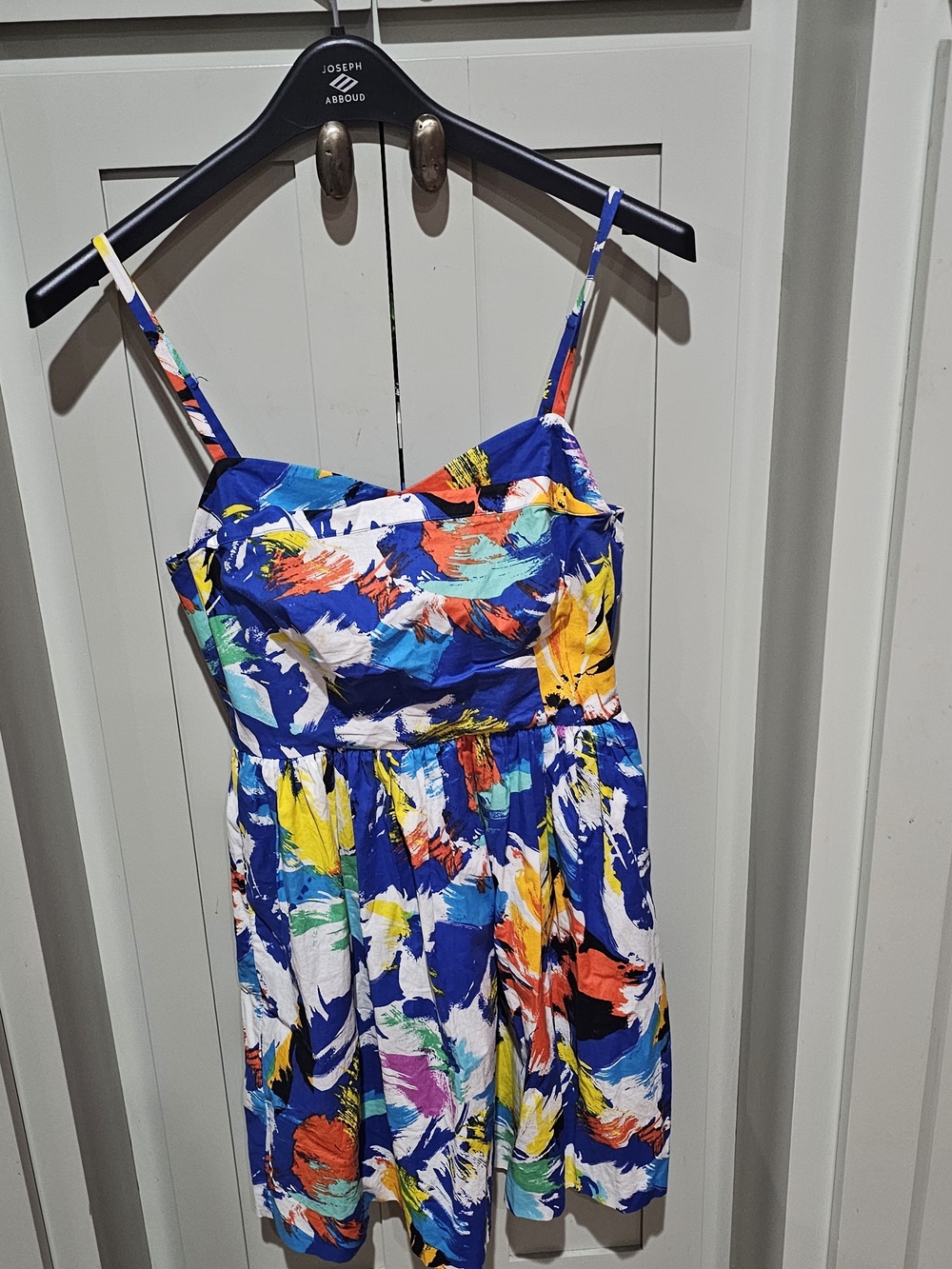 Zara Trafaluc Print Spaghetti Strap Dress